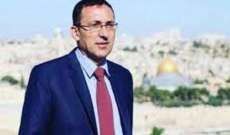 مستشار فلسطين لشؤون القدس: سنتخذ كل الإجراءات القانونية لتجريم اسرائيل بشأن اغتيال أبو عاقلة