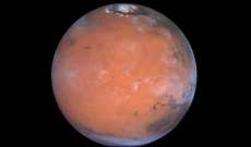 أدلة مفاجئة على إحتواء المريخ كمية كبيرة من الجليد 