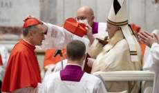 البابا فرنسيس يعين الكاردينال غامبيتي نائبا عاما على حاضرة الفاتيكان