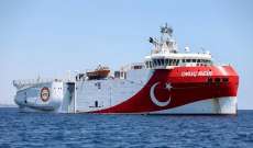 سفينة "الريس عروج" التركية للتنقيب غادرت ميناء أنطاليا إلى شرق المتوسط