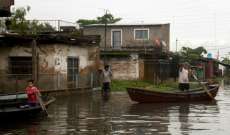 20 ألف عائلة منكوبة جراء الأمطار الغزيرة والفيضانات في الباراغواي 