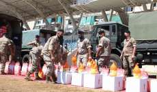 الجيش: توزيع المساعدات الغذائية على العائلات المتضررة جراء انفجار مرفأ بيروت