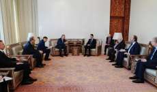 الاسد التقى نائب رئيس الوزراء الروسي وبحث معه العلاقات المشتركة 