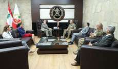 قائد الجيش بحث مع كوبتش وريتشارد بالأوضاع العامة في لبنان والمنطقة