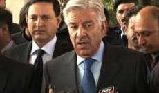 وزير الدفاع الباكستاني أكد ان الملا عمر لم يمت في باكستان