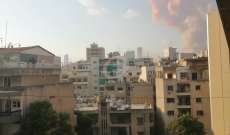 النشرة: تضرر السوق التجاري في برج حمود بالكامل جراء انفجار المرفأ