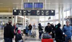 تراجع عدد الركاب عبر مطار بيروت بنسبة 7 بالمئة خلال الفصل الأول من العام