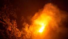 اندلاع حريق كبير في الاراضي العشبية في خراج بلدات كروم عرب ومشحا وخريبة الجندي