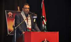 عبد العال يدعو الى تعزيز الخطاب الوطني الفلسطيني الوحدوي