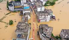 السلطات الصينية تعمل على السيطرة على فيضانات ناجمة عن انهيار سدّ في وسط البلاد