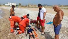 الدفاع المدني انتشل جثة رجل ستيني من البحر قبالة شاطئ الدامور