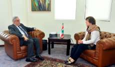 بو حبيب إلتقى فرونتسكا وسفير إيران وبحث معهم ازمة النزوح السوري والتعاون في المنظمات الدولية