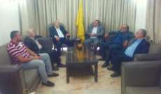 لجنة أصدقاء سكاف زارت مقر المجلس السياسي لحزب الله