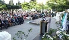 إعادة افتتاح متحف سرسق بعد انتهاء أعمال التأهيل في احتفال اقيم بباحة المتحف في الأشرفية