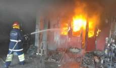 النشرة: حريق في أحد الأفران في بلدة تعلبايا