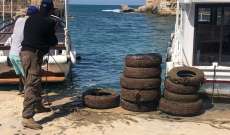 بلديّة جبيل-بيبلوس بدأت اليوم حملة لتنظيف قاع بحر ميناء جبيل