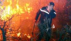 ارتفاع عدد القتلى بحرائق الغابات العنيفة في الجزائر إلى 38 شخصاً