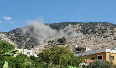 سقوط قذيفة إسرائيلية على مزرعة ماعز في وادي خنسا بخراج بلدة الماري ونفوق عدد منها