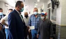 النشرة: مساعدة مالية لموظفي مستشفى حاصبيا من المغترب غسان قنتيس