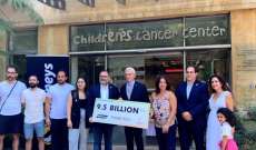 أكثر من 9 مليار ليرة لبنانية من زبائن سبينيس إلى مركز سرطان الأطفال في لبنان