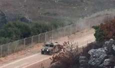 النشرة: دورية إسرائيلية أطلقت عدة طلقات تحذيرية باتجاه 3 مواطنين لدى اقترابهم من السياج التقني بمحيط مستعمرة المنارة