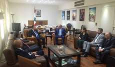 كيدانيان عرض العلاقات المشتركة مع وزير التنمية الاقتصادية في ارمينيا