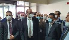 النشرة: وزير الصحة يتفقد المستشفى التركي للحروق في صيدا