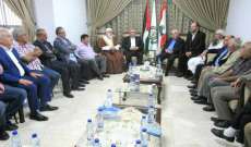 قطار المصالحة الوطنية يجمع القوى الفلسطينية في مقر حماس في بيروت