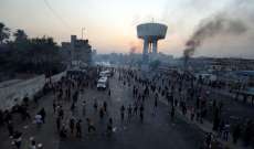 قوات مكافحة الإرهاب العراقية تطلق الرصاص لمنع محتجين من اقتحام مطار بغداد