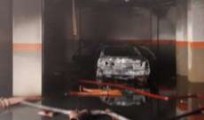 الدفاع المدني: إخماد حريق سيارة وإخلاء سكان مبنى في حارة الخاصة- الكورة