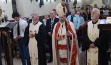 المطران معوّض احتفل بالقدّاس الإلهي في كنيسة مارجرجس المعلقة بمناسبة عيد القديس مار جرجس