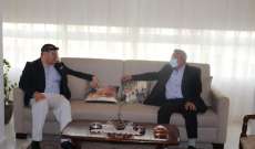 اسامة سعد التقى سفير مصر وتأكيد على اهمية التعاون العربي   