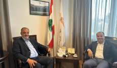 بوشكيان بحث مع رئيس بلدية مجدل عنجر أموراً تنموية في البقاع الأوسط