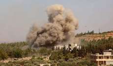 المرصد السوري: مقتل 3 أشخاص وإصابة 12 آخرين بقصف جوي روسي على اليعقوبية بريف إدلب الغربي
