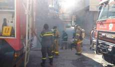 الدفاع المدني: حريق سيارة مركونة في مرآب أحد المباني السكنية في الروضة