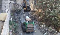 مكتب الصحة بحركة أمل نظف مجرى نهر الغدير: نأمل عدم رمي النفايات فيه