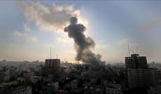 طائرات إسرائيلية تقصف معسكرا ونقطة إطلاق صواريخ لحماس في قطاع غزة