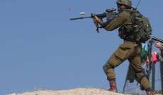 جندي إسرائيلي أطلق رصاصا بالهواء في موقع العباد لإرهاب شبان كانوا قرب الخط الأزرق