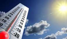 الأرصاد الجوية: لبنان يتأثر من اليوم بكتل هوائية حارة ودرجات الحرارة تتخطى الـ42 ببعض مناطق البقاع