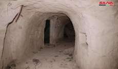 وحدات الجيش السوري ضبطت مقرا محصنا تحت الأرض للمسلحين في موقا بجنوب معرة النعمان