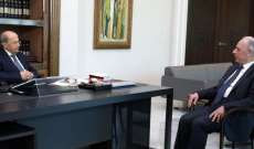 الرئيس عون اطلع من سليم على الإجراءات المتخذة لتوفير أمن الاستحقاق الانتخابي