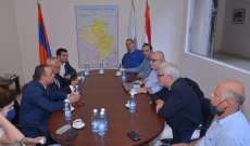 وفد جمهورية أرمينيا يبحث مع مركز تاكايان في بيروت تحديات الشعب اللبناني
