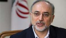 صالحي: مدير الوكالة الدولية للطاقة الذرية سيزور طهران خلال أيام