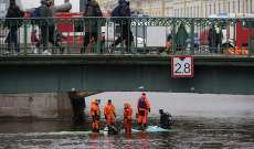 لجنة التحقيق الروسية: ارتفاع عدد ضحايا الحافلة في سان بطرسبرغ الى 7 أشخاص