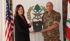 مؤتمر افتتاحي أميركي لبناني لموارد الدفاع بحضور قائد الجيش وسفيرة أميركا