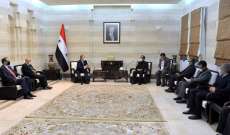 رئيس الوزراء السوري بحث مع معاون وزير الدفاع الإيراني التعاون بين البلدين