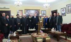 حمدان زار رئيس الكنيسة القبطية الارثوذوكسية مهنئاً بالاعياد