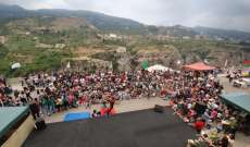 بلدية بشري والكشاف الماروني افتتحا مهرجان الطفل الأضخم على صعيد لبنان