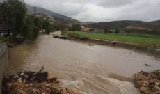 النشرة: ارتفاع منسوب نهر الزهراني ونهر الليطاني بسبب الأمطار الغزيرة