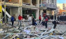 4 جرحى في انفجار هزّ مبنى سكنيا في جنوب تركيا